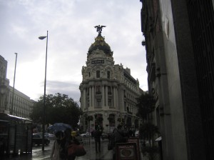 Metropolis Building in Madrid
